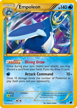 Empoleon (117 Secret Rare) (117)/116 Secret Rare Holofoil