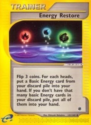 Energy Restore (141)/165 Uncommon Reverse Holofoil