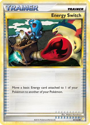 Energy Switch (91)/123 Uncommon Reverse Holofoil