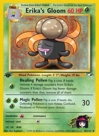Erika's Gloom (45) (45)/132 Uncommon 1st Edition