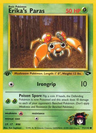 Erika's Paras (71)/132 Common 1st Edition