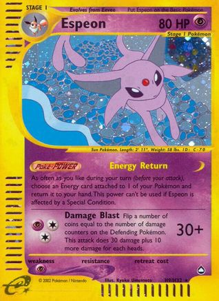 Espeon (H9) (H9)/147 Holo Rare Holofoil