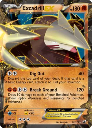 Excadrill EX (82)/113 Ultra Rare Holofoil