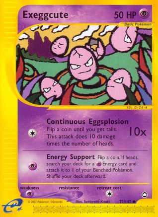 Exeggcute (77) (77)/147 Common Reverse Holofoil