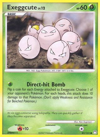 Exeggcute/123 Common Reverse Holofoil
