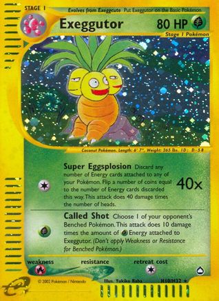 Exeggutor (H10) (H10)/147 Holo Rare Holofoil