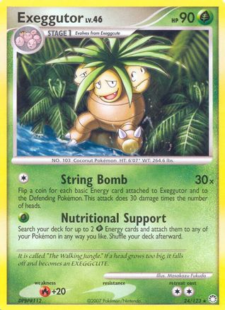 Exeggutor (24)/123 Rare Reverse Holofoil