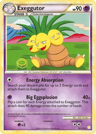 Exeggutor (18)/123 Rare Reverse Holofoil