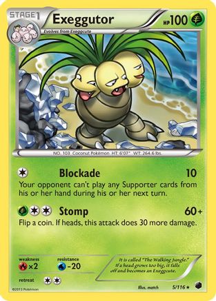 Exeggutor (5)/116 Rare