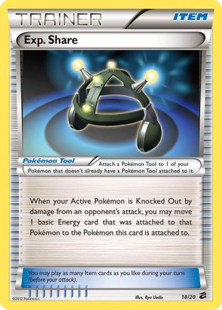 Exp. Share (18)/20 Holo Rare Holofoil