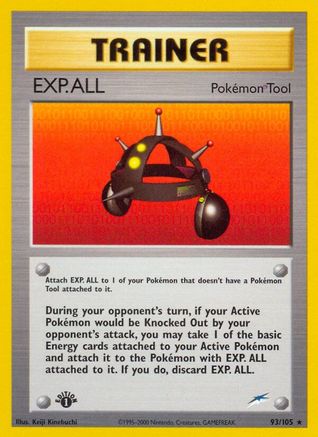 EXP.ALL (93)/105 Rare 1st Edition