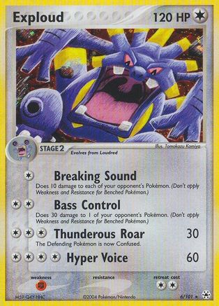 Exploud (6)/101 Holo Rare Holofoil
