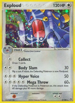 Exploud (3)/106 Holo Rare