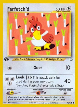 Farfetch'd (43)/64 Common 1st Edition