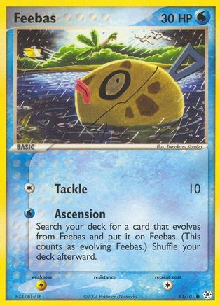Feebas (61)/101 Common Reverse Holofoil