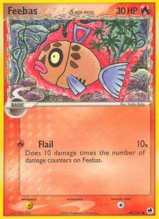 Feebas (Delta Species) (49)/101 Common Reverse Holofoil
