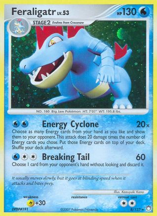 Feraligatr (8)/123 Holo Rare Holofoil