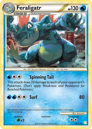 Feraligatr (20)/123 Rare