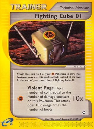 Fighting Cube 01 (121)/147 Uncommon Reverse Holofoil