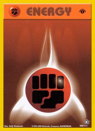 Fighting Energy (106)/111 Common 1st Edition