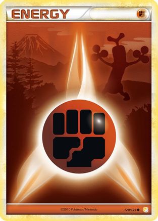 Fighting Energy (120)/123 Common Reverse Holofoil