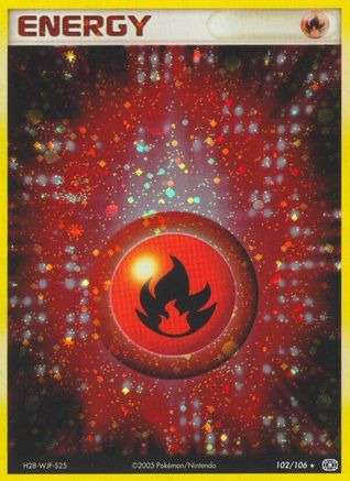 Fire Energy (102)/106 Holo Rare Holofoil