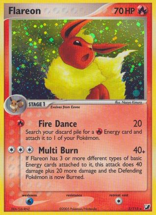 Flareon (5)/115 Holo Rare Reverse Holofoil
