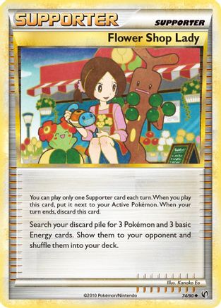 Flower Shop Lady (74)/90 Uncommon Reverse Holofoil