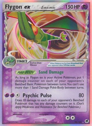 Flygon ex (Delta Species) (92)/101 Ultra Rare Holofoil