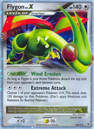 Flygon Lv.X (105)/111 Ultra Rare Holofoil