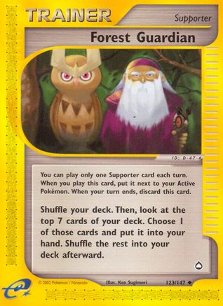 Forest Guardian (123)/147 Uncommon Reverse Holofoil
