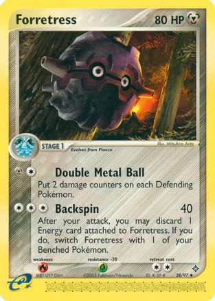 Forretress (28)/97 Uncommon Reverse Holofoil