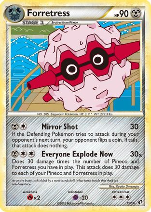 Forretress (3) (3)/90 Holo Rare Reverse Holofoil