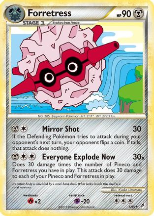 Forretress (5)/95 Holo Rare Holofoil