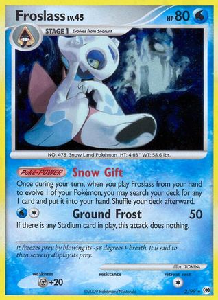Froslass (2)/99 Holo Rare Holofoil