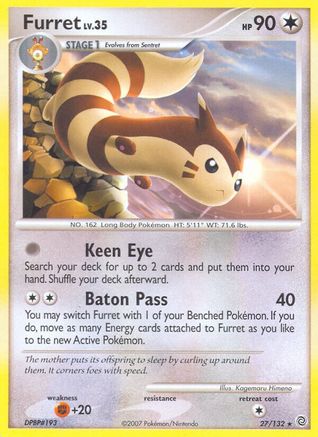 Furret (27)/132 Rare Reverse Holofoil