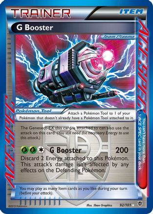 G Booster (Team Plasma) (92)/101 Rare Ace Holofoil