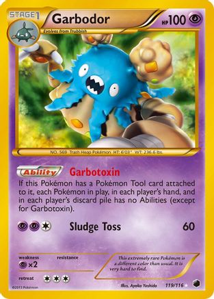 Garbodor (119 Secret Rare) (119)/116 Secret Rare Holofoil