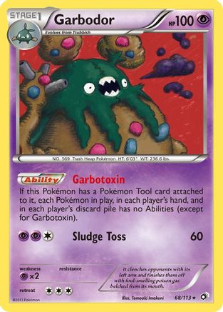 Garbodor (68)/113 Holo Rare Holofoil