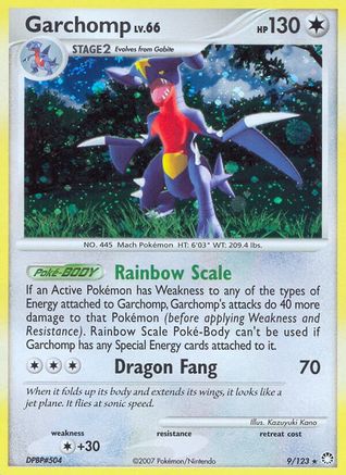 Garchomp (9)/123 Holo Rare Holofoil