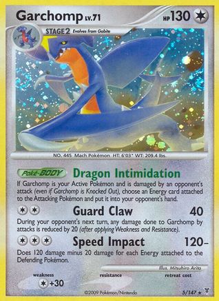 Garchomp (5)/147 Holo Rare Holofoil