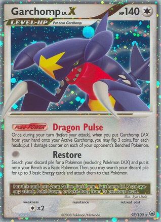 Garchomp LV.X (97)/100 Ultra Rare Holofoil