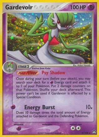 Gardevoir (9)/108 Holo Rare Holofoil