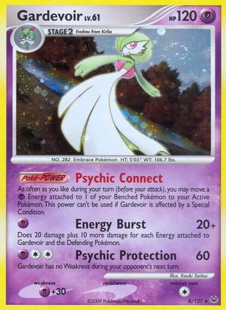 Gardevoir (8)/127 Holo Rare Holofoil