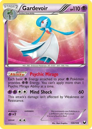Gardevoir (109)/108 Secret Rare Holofoil