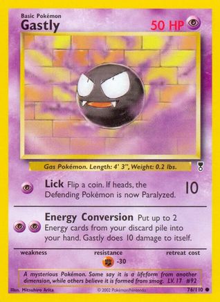 Gastly (76)/110 Common Reverse Holofoil