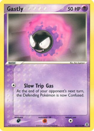 Gastly (63)/112 Common Reverse Holofoil