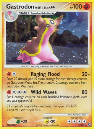 Gastrodon West Sea (9)/132 Holo Rare Holofoil