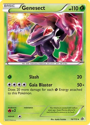 Genesect (16)/113 Holo Rare Reverse Holofoil
