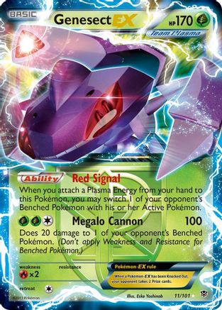 Genesect EX (Team Plasma) (11)/101 Ultra Rare Holofoil